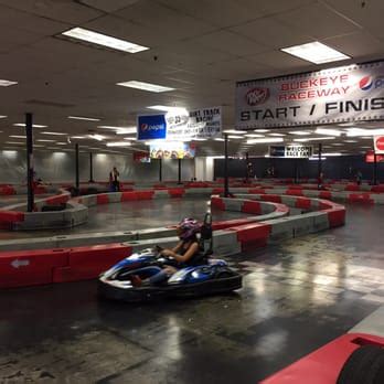 Buckeye Raceway Electric Indoor Karting in Columbus, OH. Ride the newest, high performance European electric karts in Ohio. When driving our "clean-green", electric karts on our challenging road course, you'll experience a rush like never before. SODI karts are capable of speeds of up to 45 mph. Combine that with being only a couple of inches off …